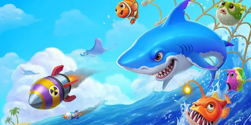Giao diện game bắn cá của BK88 được chăm chút tỉ mỉ, tạo độ chân thực khi đi săn.